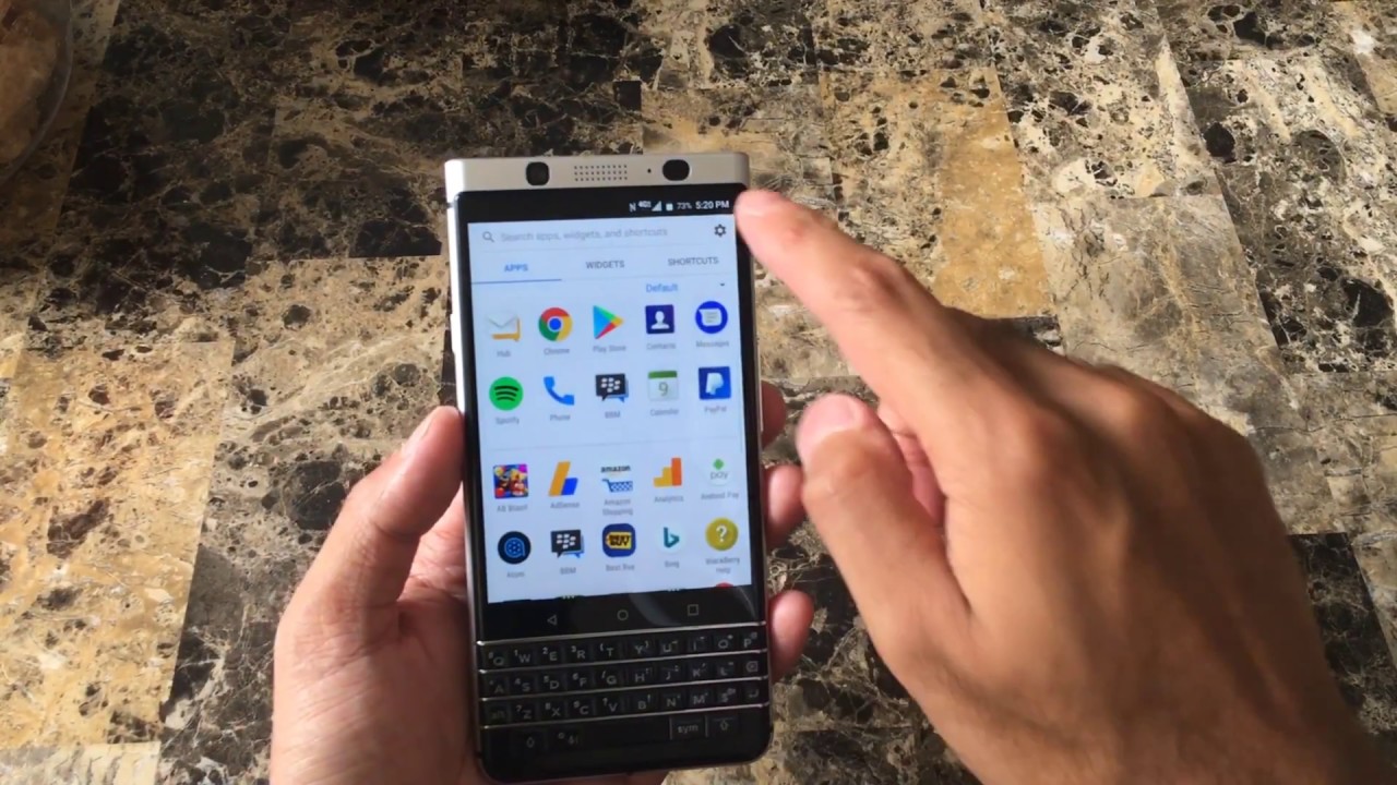 Day 1 - BlackBerry KEYOne - Double Notification and Undo keyboard shortcut!