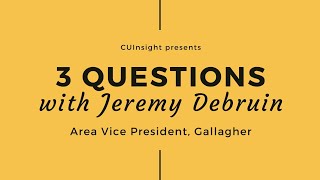 3 questions with Gallagher’s Jeremy Debruin