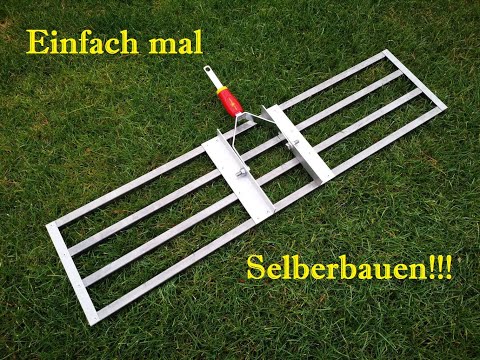 Level Rake - Lawn Rake - Build Your Own Lawn Rake - NewWonder555 - how to make a garden leveler