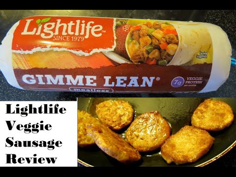 Lightlife Veggie Sausage Review! (Vegan!)