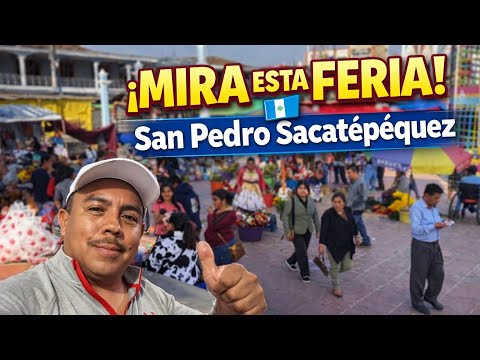 Así se vive la FERIA de San Pedro Sacatepéquez Guatemala 🇬🇹 | Tradiciones, comida y alegría Chapina 
