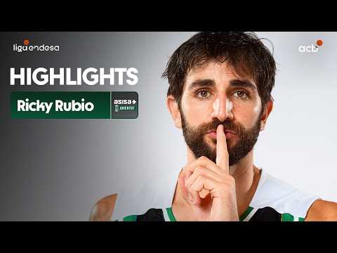 Ricky Rubio se divierte en el Olímpic