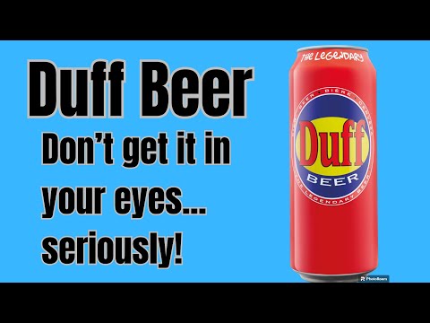 Duff beer. LITERALLY. Simpsons craft beer. D'oh-n't bother.