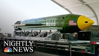 US Military Drops Its Largest Non-Nuclear Bomb Ever Used In Combat | NBC Nightly News