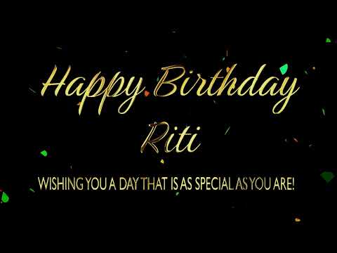 Happy Birthday Riti