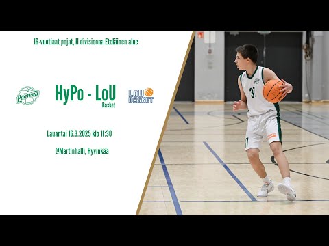MU16 II div: HyPo - LoU Basket