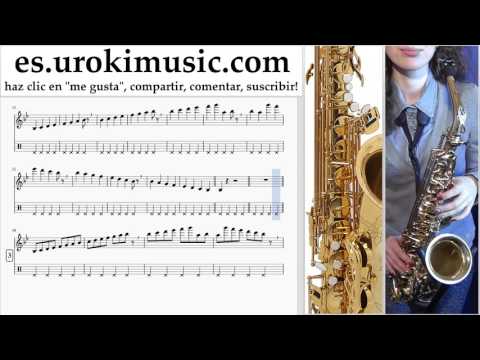 Tutorial de Saxofon (tenor) The Chainsmokers ft. Halsey - Closer Parte#1 um-927