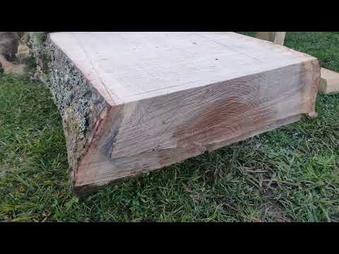 Makita 5143R test cut on max thickness - 130mm, red oak