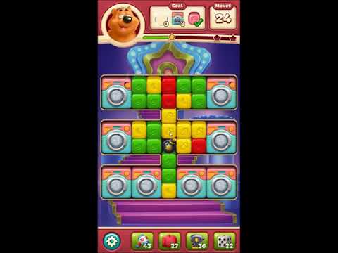 Toon Blast Level 2490 - NO BOOSTERS 🐻🐺🐱 | SKILLGAMING ✔️