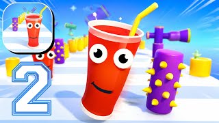 Juice Run - Gameplay Walkthrough Part 2 - EXTREME OBSTACLES & NEW FRUITS (iOS, Android)