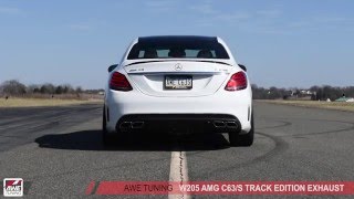 AWE Track Edition Exhaust for the Mercedes-Benz W205 AMG C63/S