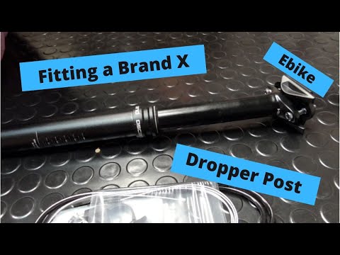 Fitting a Brand X Dropper Post to an Ebike