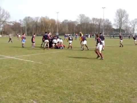 rugby junioren Haarlem v gooidogs 23-03-2013