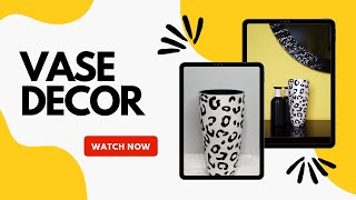 How to Decorate a Vase Quick and Easy!