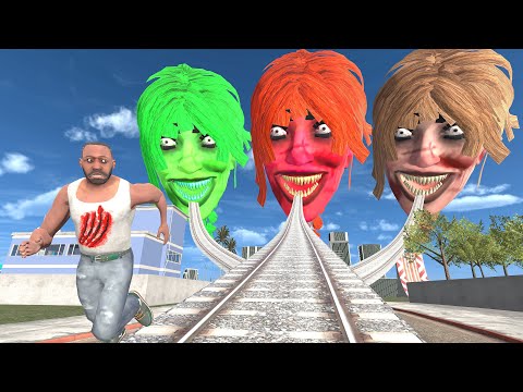 Franklin Found Longest Rail To Colorful Kamla Head In Indian Bike Driving 3d