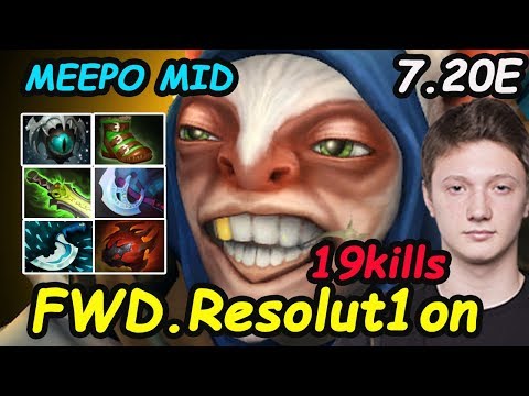 FWD Resolut1on - [Meepo] MIDLANE Your Fountain NOT SAFE !!!  | Dota2 7.20 Rank