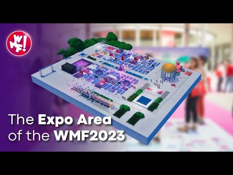 A preview of the Expo Area of WMF2023