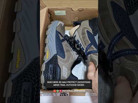 SKECHERS 3D MAX PROTECT GOODYEAR WATER REPELLENT OUTDOOR TRAIL SHOES (FULL VIDEO CHECK OUR CHANNEL)