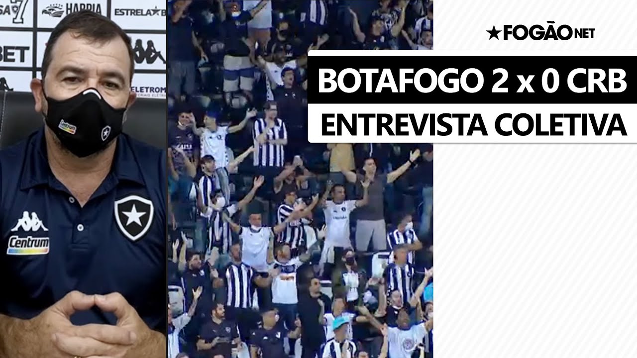 Enderson valoriza apoio da torcida do Botafogo no Nilton Santos e explica Daniel Borges no banco contra o CRB