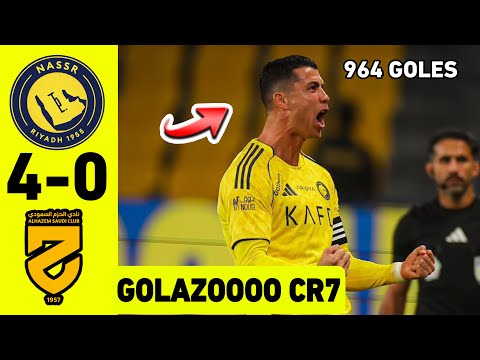 Cristiano Ronaldo scores a stunning goal and a historic brace in Al Nassr's 4-0 victory over Al H...