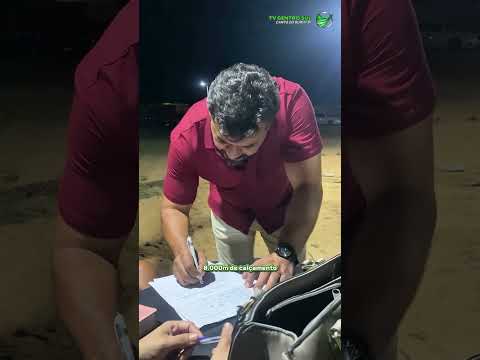 Assentamento são gonçalo recebe 8mil metros de paviemntação da prefeitura de Brejo do Piauí-PI.