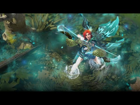 Dota 2 Windranger Arcana + Equipped with immortal