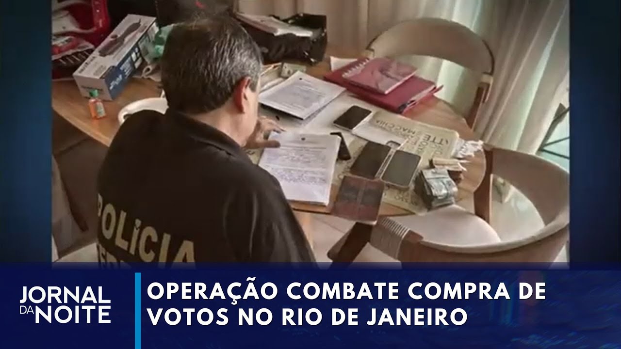 Operação combate compra de votos no RJ