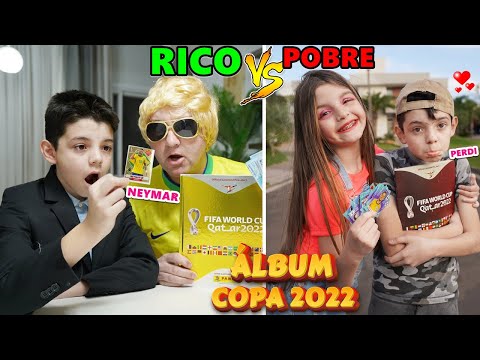 RICO VS POBRE ÁLBUM DA COPA 2022 - Parte 3