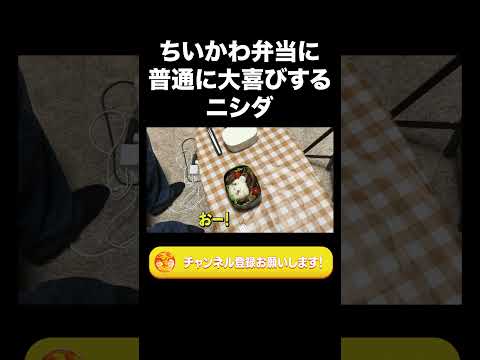 社会文化学科 ちいかわ弁当に普通に大喜びするニシダ【ラランド切り抜き】#shorts