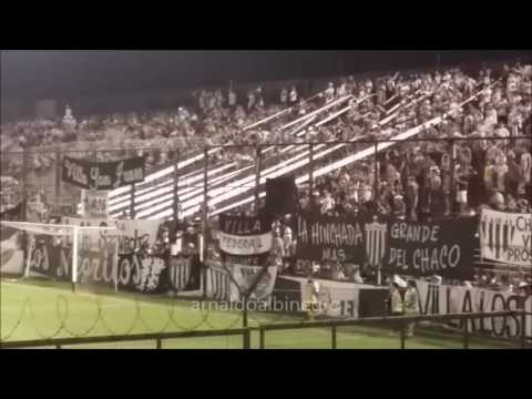 "Hinchada Chaco For ever vs Guaraní" Barra: Los Negritos &bull; Club: Chaco For Ever