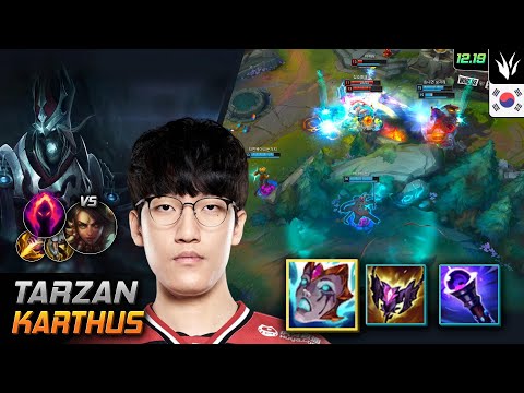 Tarzan Jungle Karthus Build Liandry's Anguish Dark Harvest - LOL KR 12.19