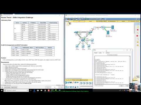 Packet Tracer 8.3.1.2 - Skills Integration Challenge (Step By Step 100/100)