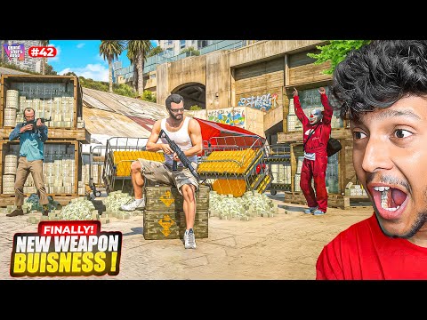 STARTING A NEW WEAPON BUSSINESS in GTA 5 REAL LIFE!😱 #42
