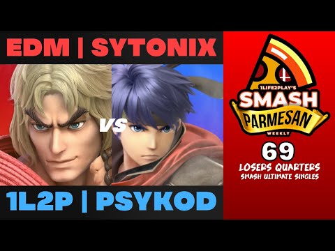 EDM  Sytonix vs 1L2P  PsyKoD - Smash Ultimate Singles Losers Quarters Smash Parmesan 69 - Ken vs Ike