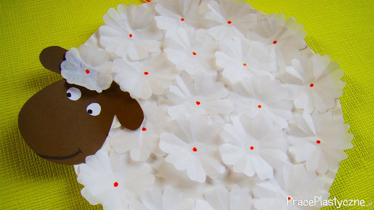 Baranek - ozdoba wielkanocna