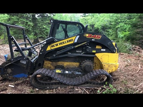 New Holland Skidsteer Track Came Off!! How To Fix!!