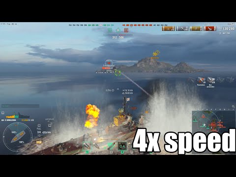 214k damage, Witherer, Dreadnought, C&HC: Smolensk the ultimate HE spammer in smoke – WOWS replay 4x