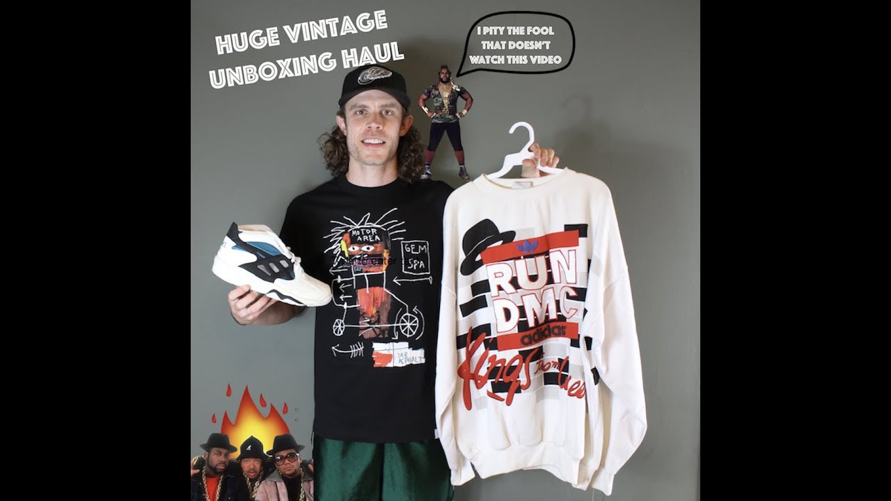 The Ultimate Vintage Adidas and Champion Unboxing Haul / Reselling On Ebay and Etsy
