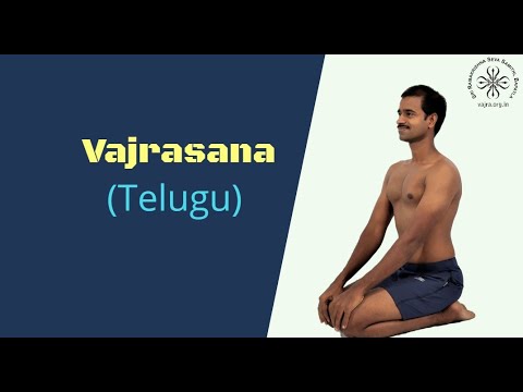 vajrasana in Telugu