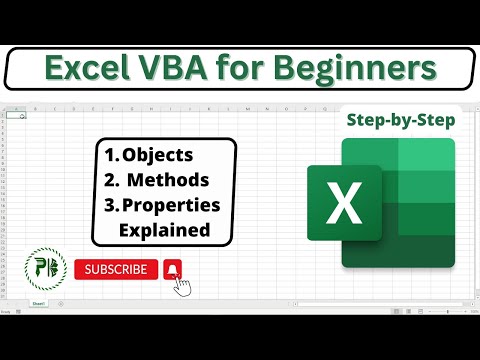 Excel VBA: Objects, Methods, and Properties - Basics #excelvba #excel