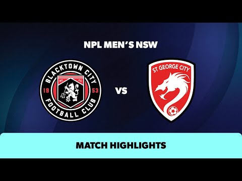 NPL Men's NSW Round 22 Highlights – Blacktown City v St George City