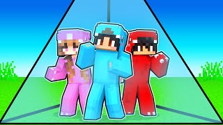 Locking Friends in a 24 HOUR PYRAMID in Minecraft!