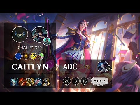 Caitlyn ADC vs Jinx - EUW Challenger Patch 12.2
