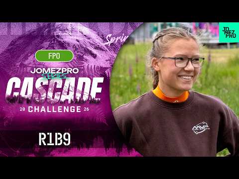 2026 Discraft Cascade Challenge | FPO R1B9 | Scoggins, Saarinen, Mertsch, Montgomery | Jomez