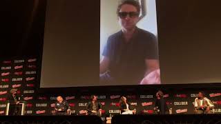 Charlie Day makes surprise video appearance at PACIFIC RIM: UPRISING panel (NYCC 2017) video