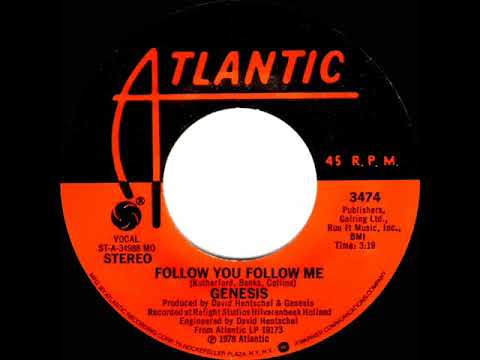 1978 HITS ARCHIVE: Follow You Follow Me - Genesis (stereo 45 single version)