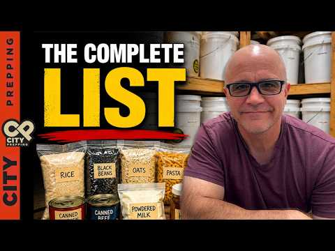 @CityPrepping - "How to Build a 1-Year Food Supply (Step by Step)"