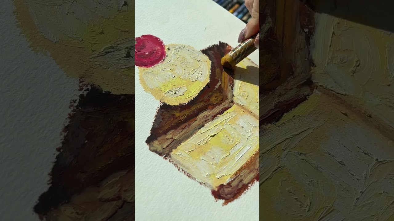 Juicy cherries meet creamy pastel layers! 🍒🎂