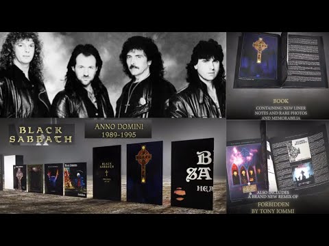 Tony Martin era BLACK SABBATH unboxing video drops for "Anno Domini 1989-1995" box set