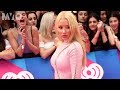 Iggy Azalea Lució Un Sexy Vestido Rosa Sin Ropa Interior The MVTO